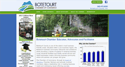 Desktop Screenshot of botetourtchamber.com